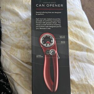 Red Kitchen Tool Manual Can Opener